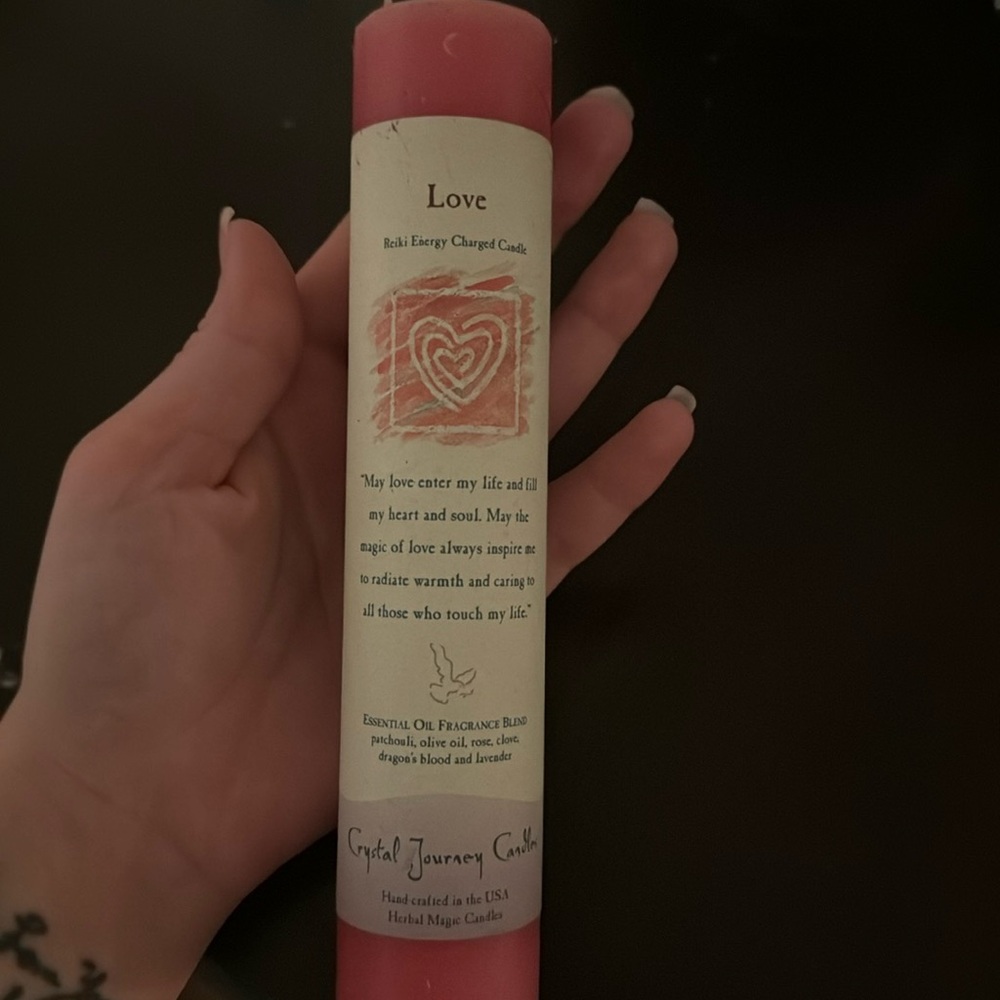 Reiki Energy Charged Candle